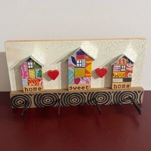 Round Top Collection-Key Chain Hook Collection. Wooden Wall Decor